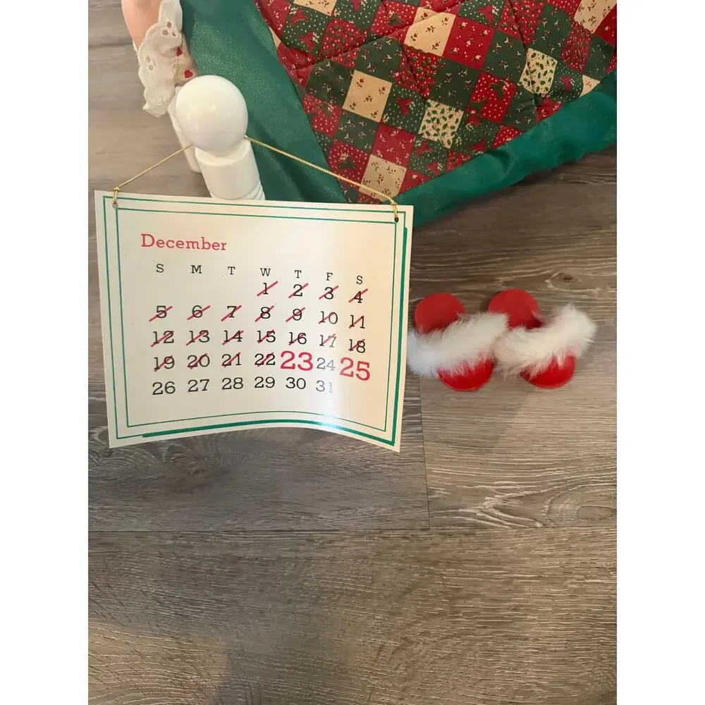 Telco Motionettes Sleeping Mrs. Santa Claus vintage Christmas